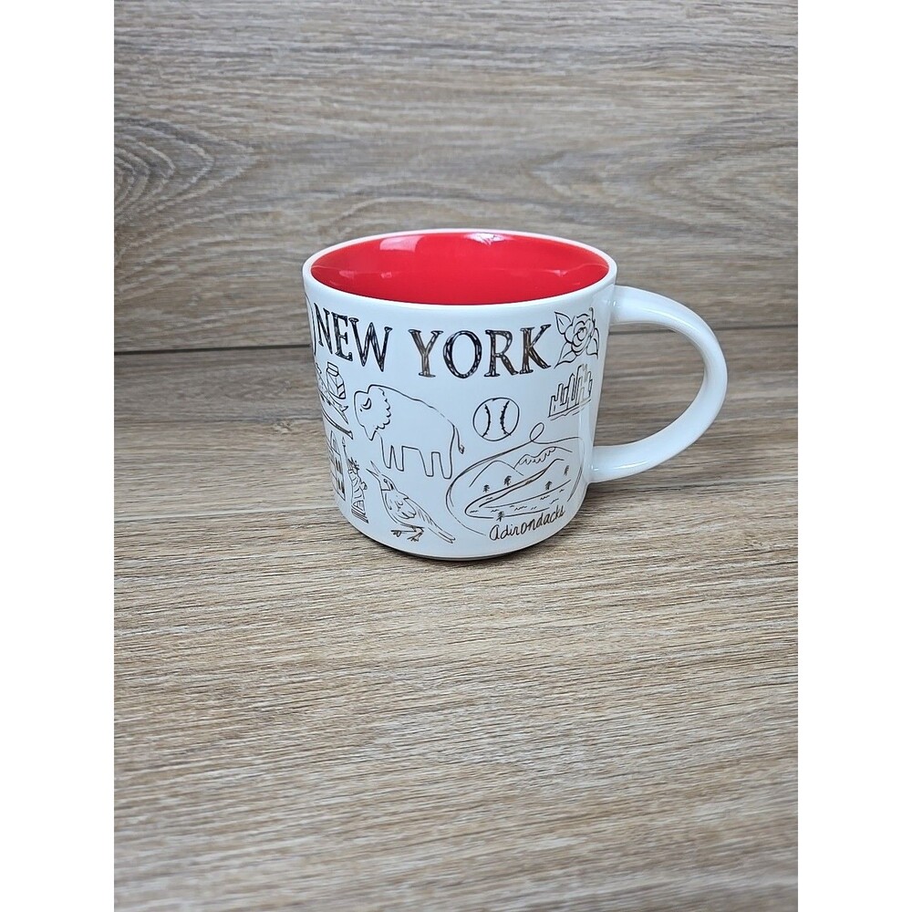 Starbucks New York Been There Series Limited Edition Gold Print 2018 Mug 14oz